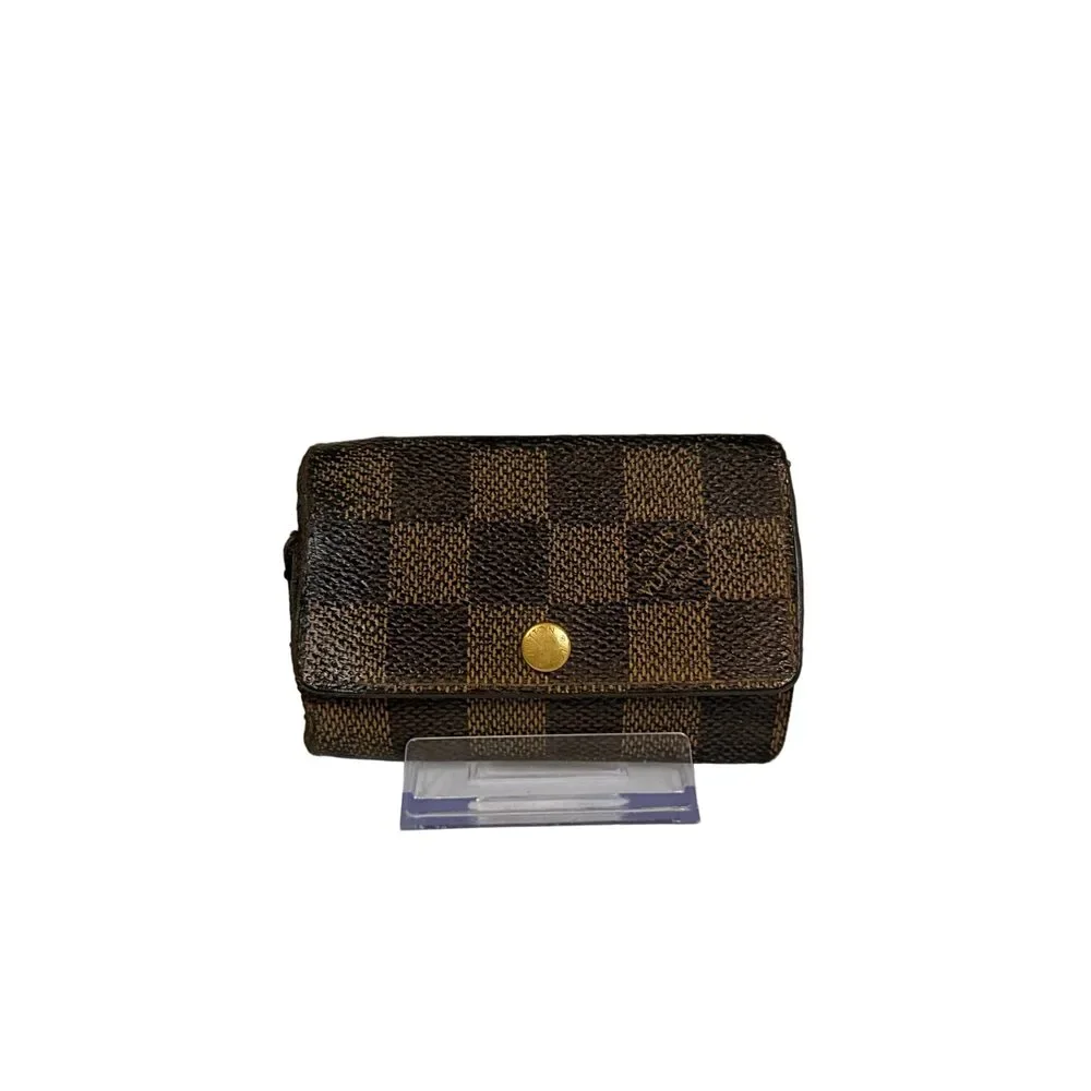 Louis Vuitton Damier Ebene Multiclés 6 Key Holder Case Vintage Brown